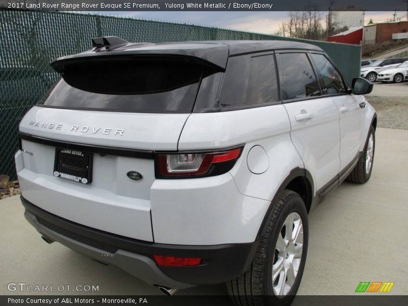 Yulong White Metallic / Ebony/Ebony 2017 Land Rover Range Rover Evoque SE Premium