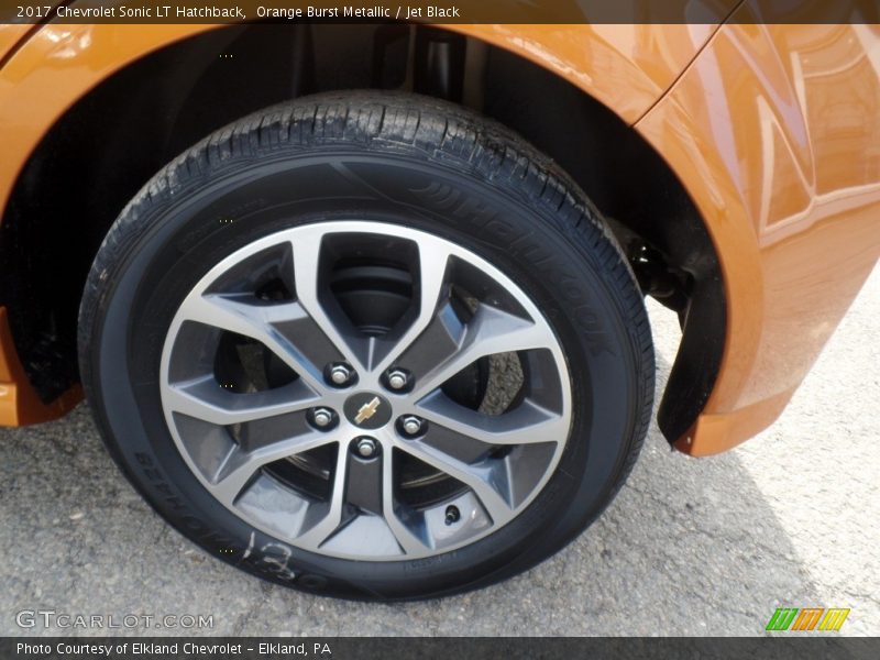 Orange Burst Metallic / Jet Black 2017 Chevrolet Sonic LT Hatchback