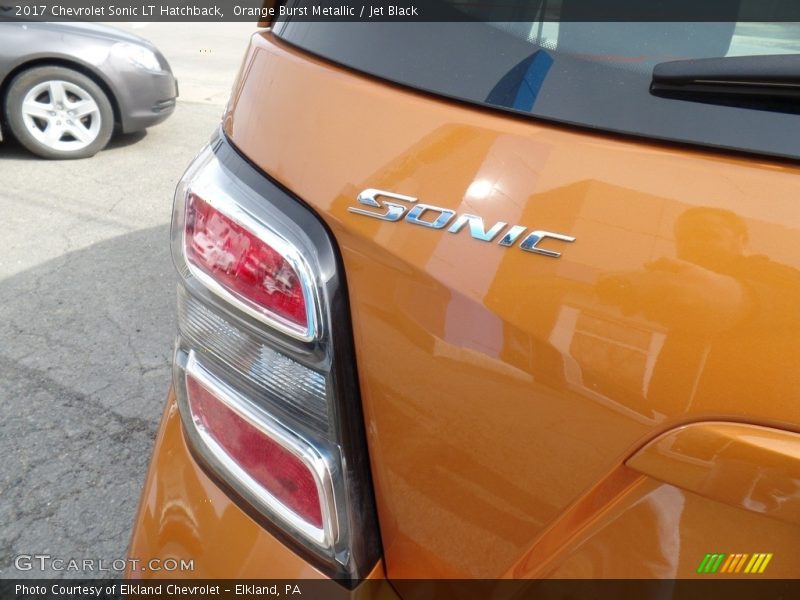 Orange Burst Metallic / Jet Black 2017 Chevrolet Sonic LT Hatchback