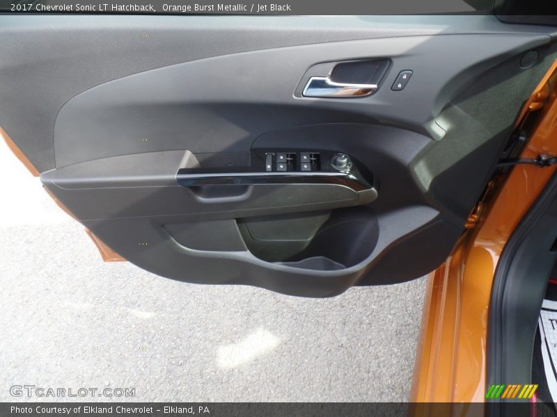 Orange Burst Metallic / Jet Black 2017 Chevrolet Sonic LT Hatchback