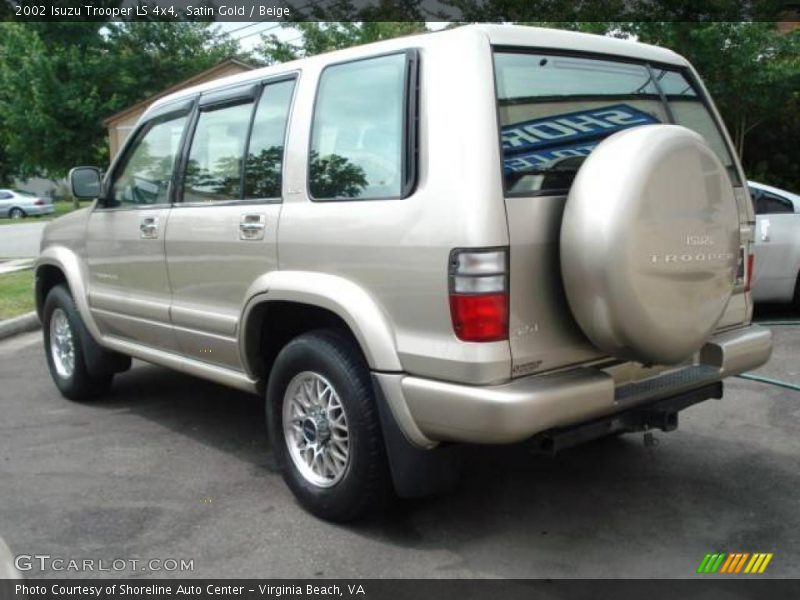 Satin Gold / Beige 2002 Isuzu Trooper LS 4x4