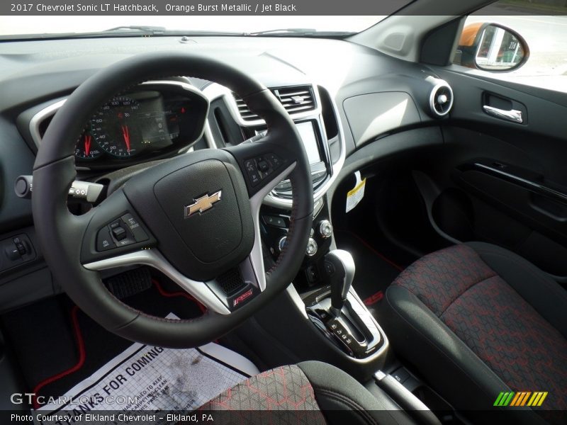 Orange Burst Metallic / Jet Black 2017 Chevrolet Sonic LT Hatchback