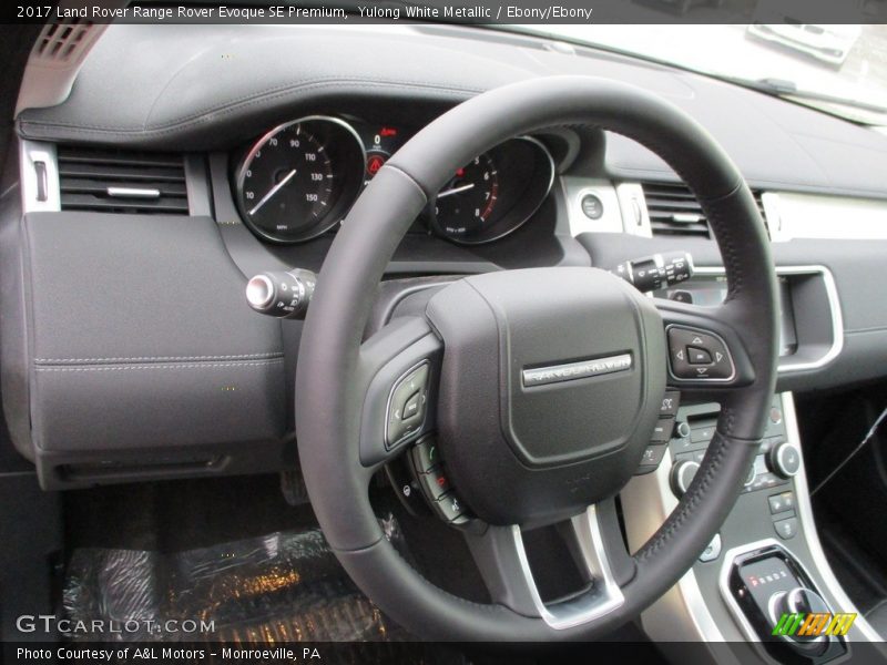 Yulong White Metallic / Ebony/Ebony 2017 Land Rover Range Rover Evoque SE Premium