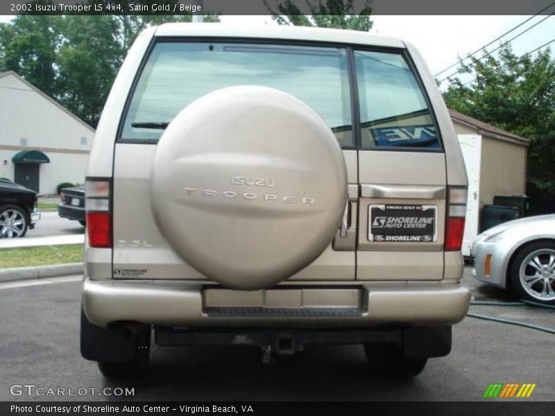 Satin Gold / Beige 2002 Isuzu Trooper LS 4x4