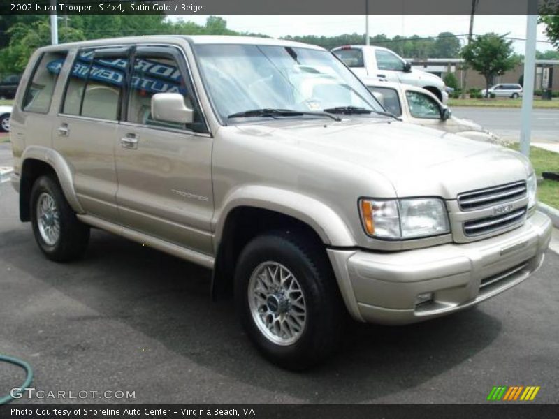 Satin Gold / Beige 2002 Isuzu Trooper LS 4x4