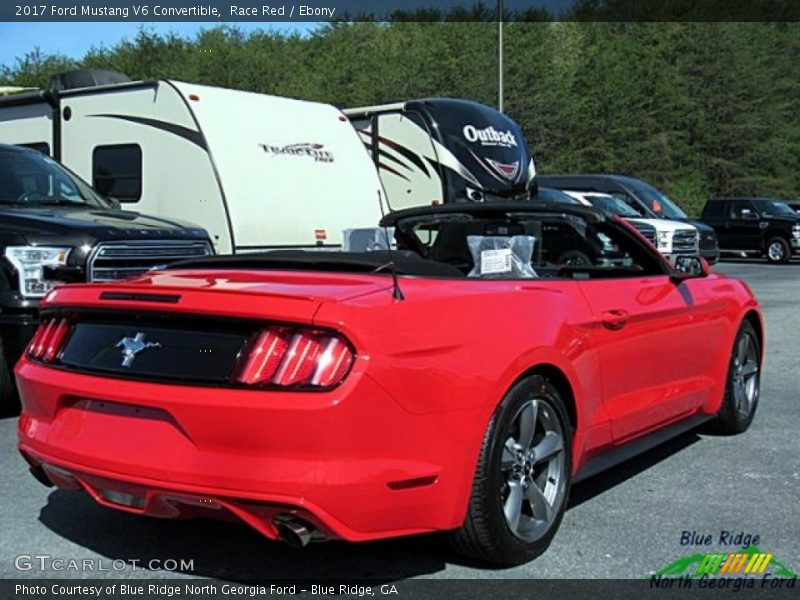 Race Red / Ebony 2017 Ford Mustang V6 Convertible