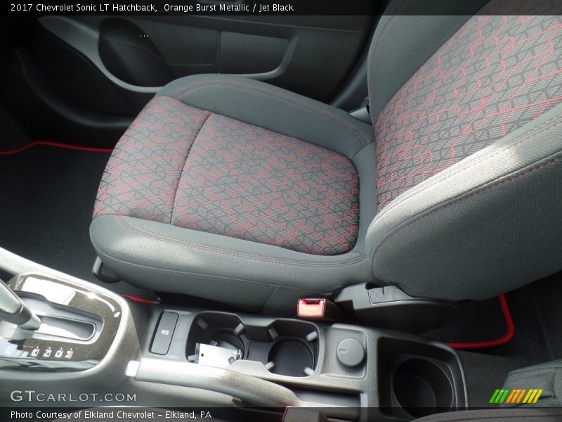 Orange Burst Metallic / Jet Black 2017 Chevrolet Sonic LT Hatchback