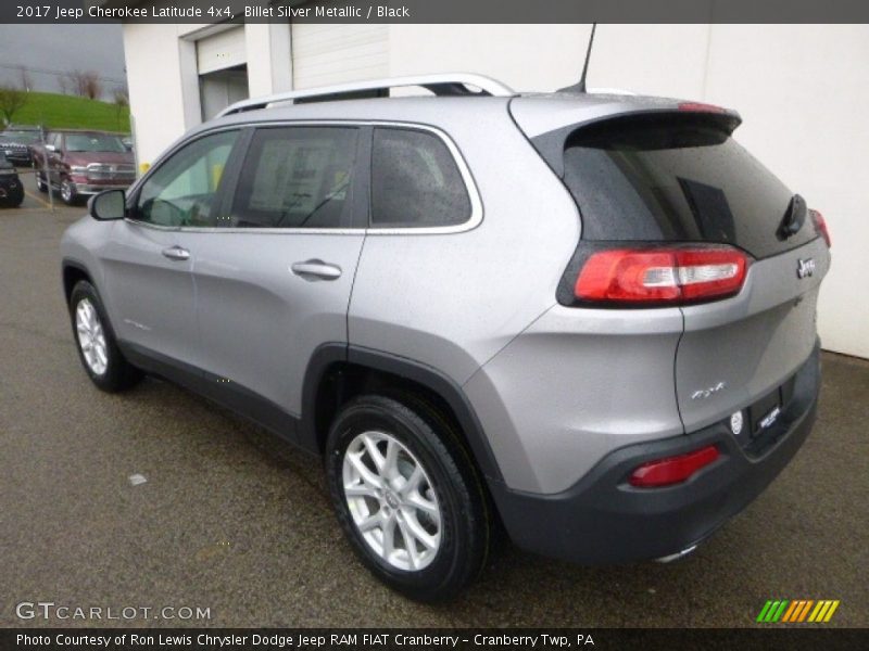 Billet Silver Metallic / Black 2017 Jeep Cherokee Latitude 4x4