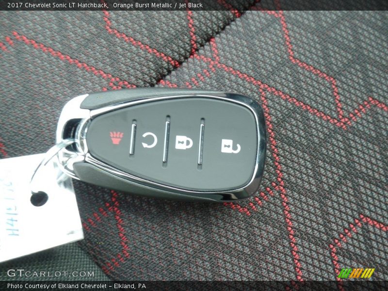 Orange Burst Metallic / Jet Black 2017 Chevrolet Sonic LT Hatchback