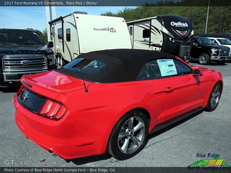 Race Red / Ebony 2017 Ford Mustang V6 Convertible