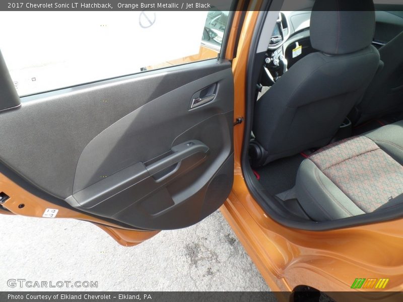 Orange Burst Metallic / Jet Black 2017 Chevrolet Sonic LT Hatchback