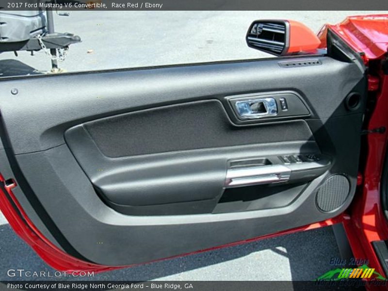 Race Red / Ebony 2017 Ford Mustang V6 Convertible