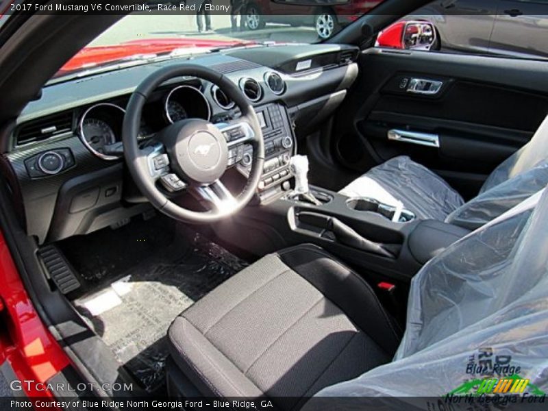 Race Red / Ebony 2017 Ford Mustang V6 Convertible