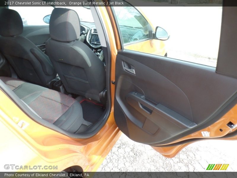 Orange Burst Metallic / Jet Black 2017 Chevrolet Sonic LT Hatchback