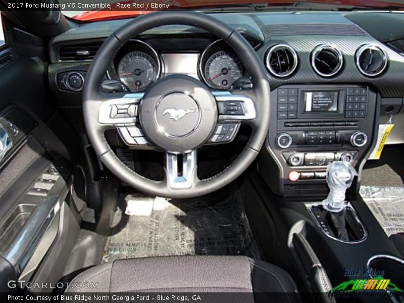 Race Red / Ebony 2017 Ford Mustang V6 Convertible