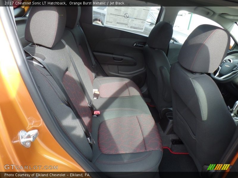 Orange Burst Metallic / Jet Black 2017 Chevrolet Sonic LT Hatchback