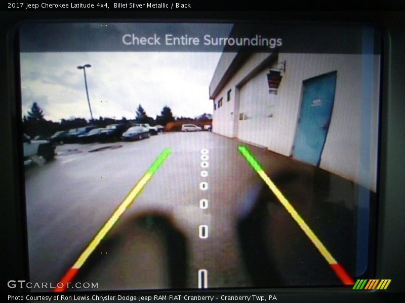 Billet Silver Metallic / Black 2017 Jeep Cherokee Latitude 4x4