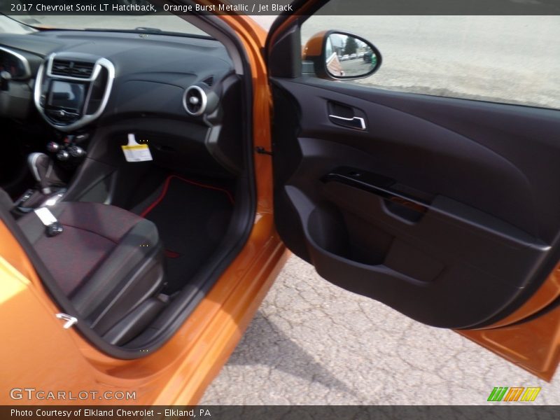 Orange Burst Metallic / Jet Black 2017 Chevrolet Sonic LT Hatchback