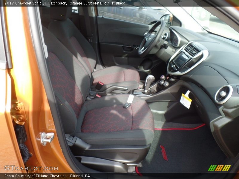 Orange Burst Metallic / Jet Black 2017 Chevrolet Sonic LT Hatchback