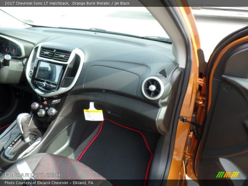 Orange Burst Metallic / Jet Black 2017 Chevrolet Sonic LT Hatchback
