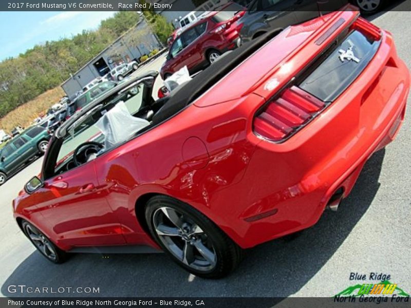 Race Red / Ebony 2017 Ford Mustang V6 Convertible