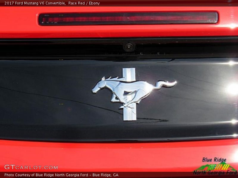 Race Red / Ebony 2017 Ford Mustang V6 Convertible