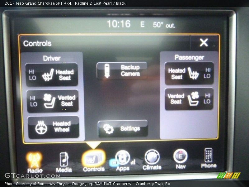 Redline 2 Coat Pearl / Black 2017 Jeep Grand Cherokee SRT 4x4