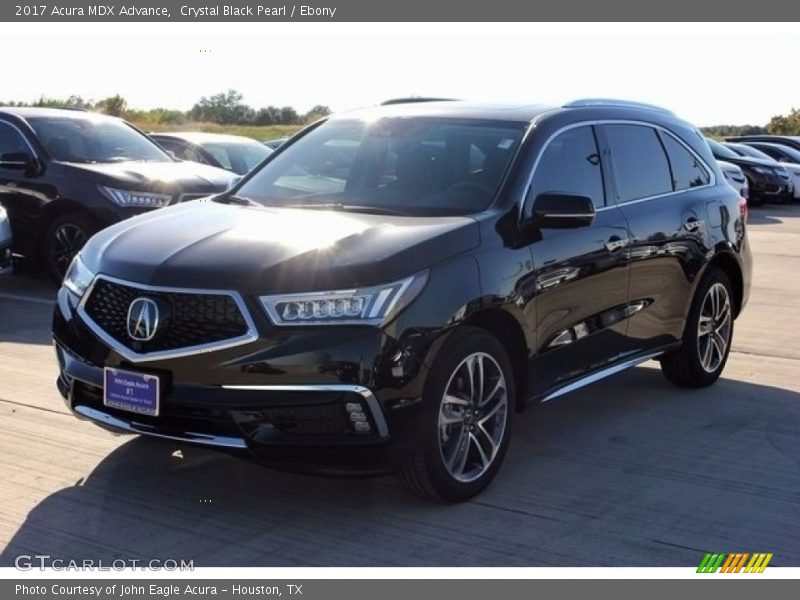 Crystal Black Pearl / Ebony 2017 Acura MDX Advance