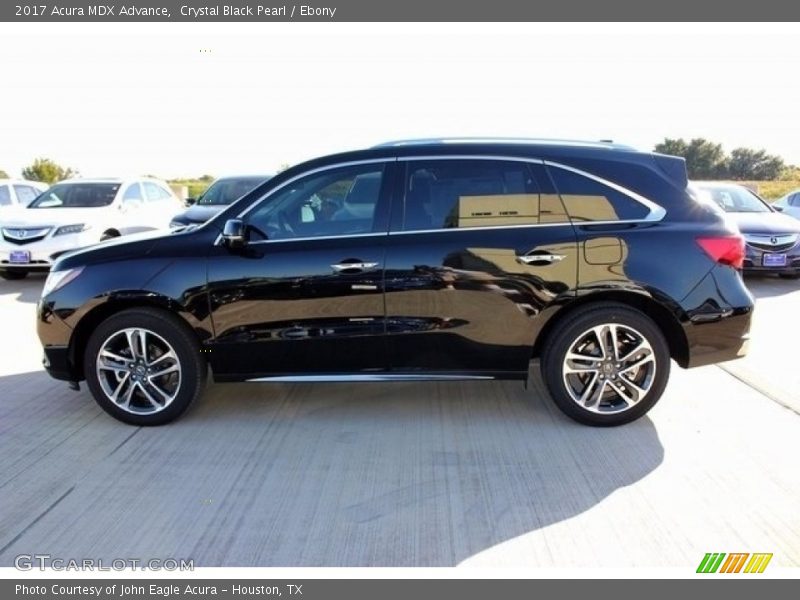 Crystal Black Pearl / Ebony 2017 Acura MDX Advance