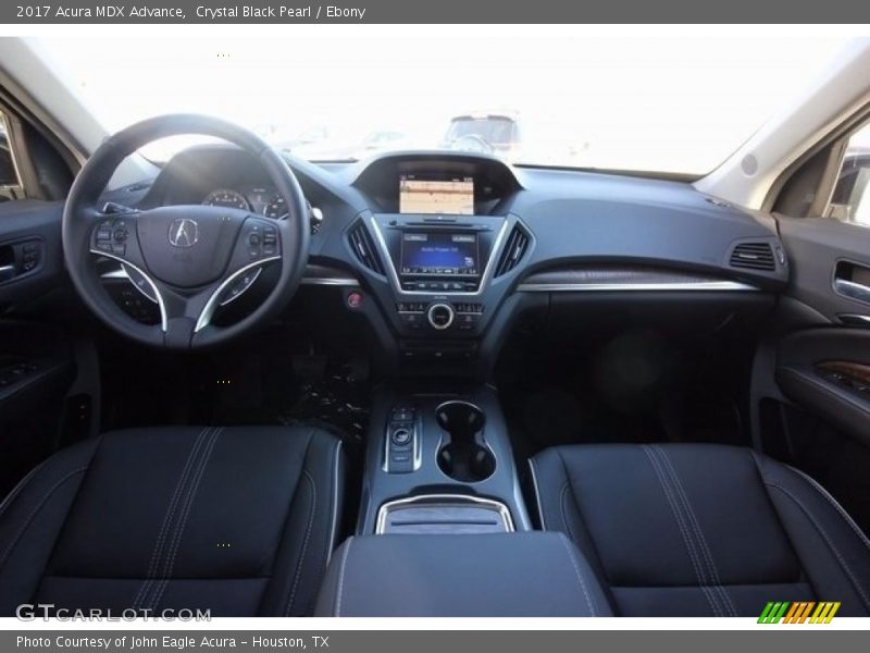 Crystal Black Pearl / Ebony 2017 Acura MDX Advance