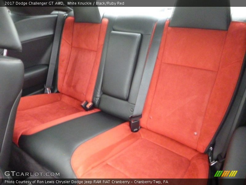 White Knuckle / Black/Ruby Red 2017 Dodge Challenger GT AWD