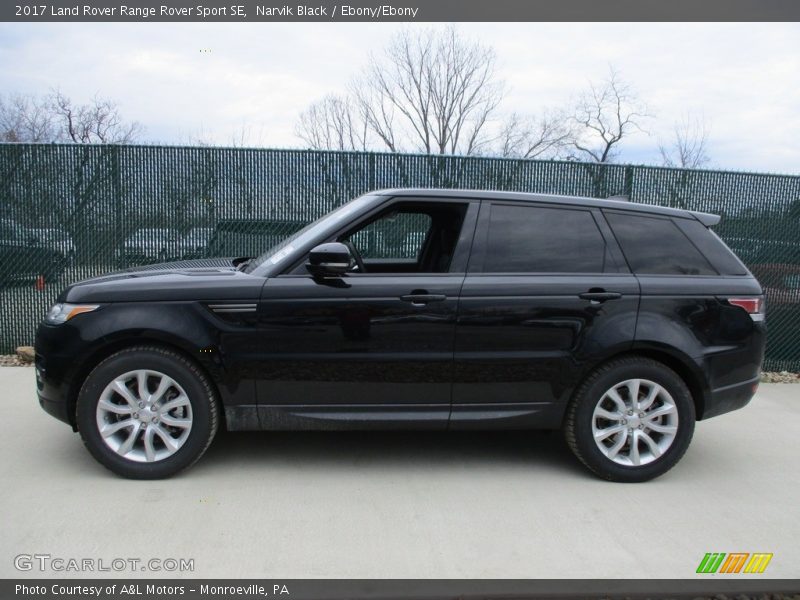 Narvik Black / Ebony/Ebony 2017 Land Rover Range Rover Sport SE