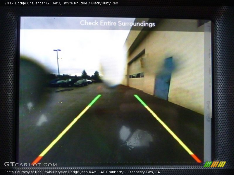 White Knuckle / Black/Ruby Red 2017 Dodge Challenger GT AWD