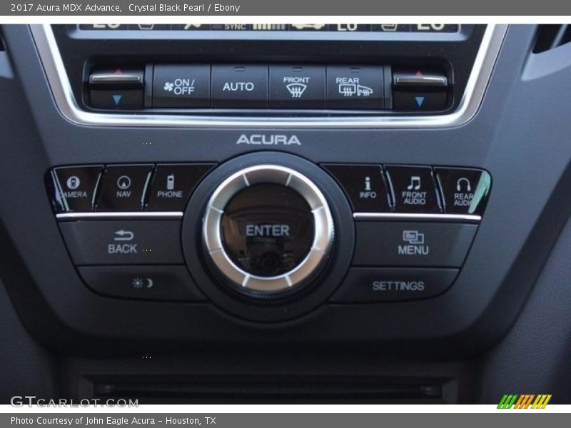 Crystal Black Pearl / Ebony 2017 Acura MDX Advance
