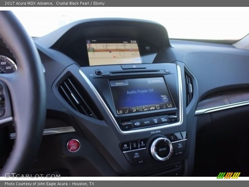 Crystal Black Pearl / Ebony 2017 Acura MDX Advance