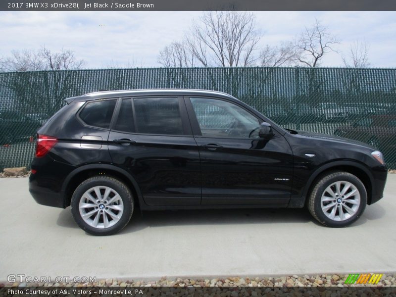 Jet Black / Saddle Brown 2017 BMW X3 xDrive28i