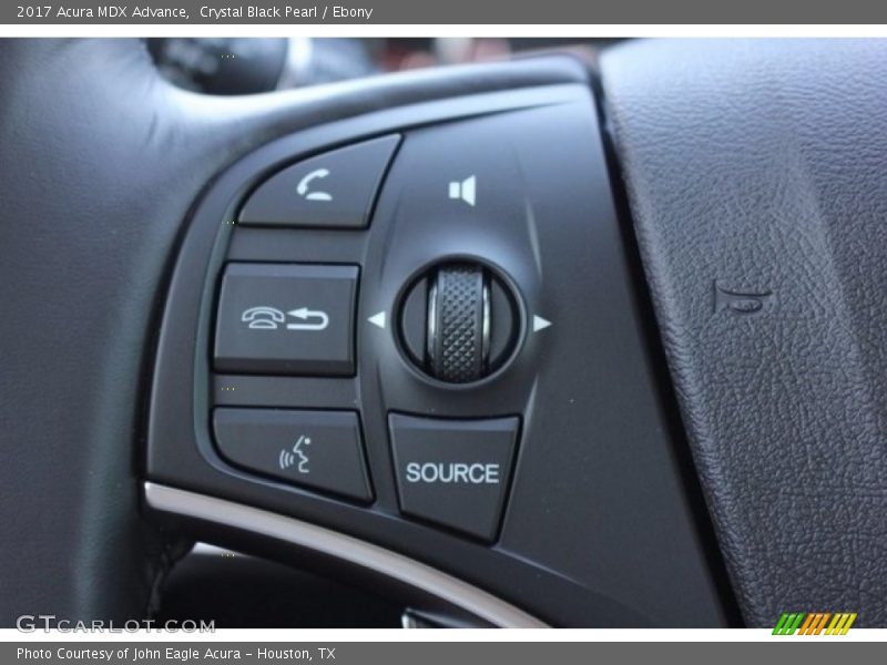 Crystal Black Pearl / Ebony 2017 Acura MDX Advance