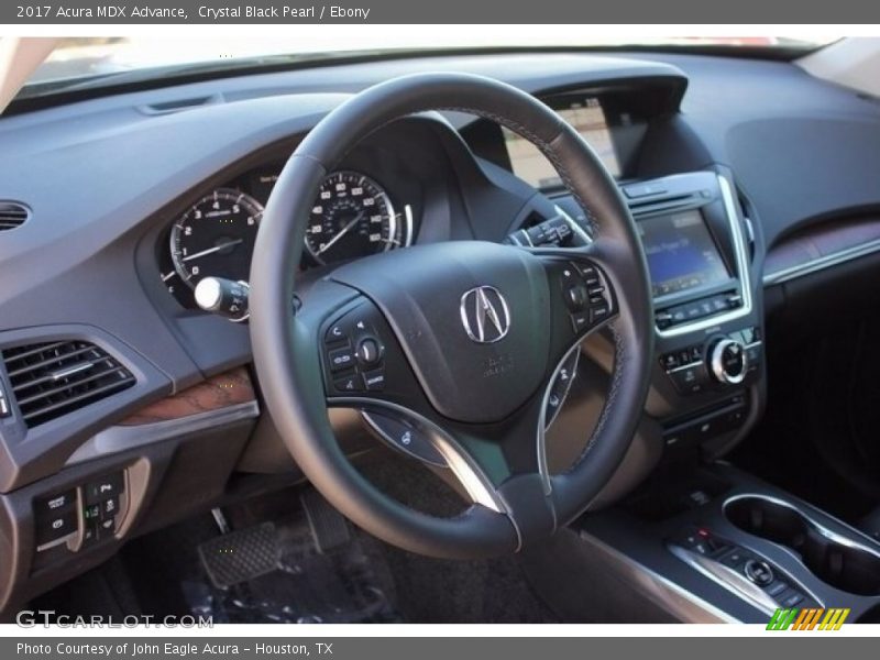 Crystal Black Pearl / Ebony 2017 Acura MDX Advance
