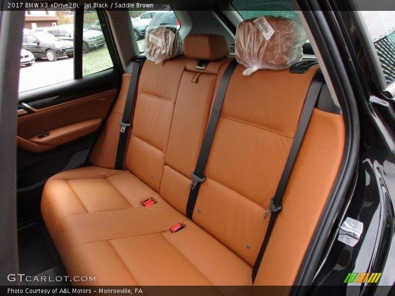 Jet Black / Saddle Brown 2017 BMW X3 xDrive28i