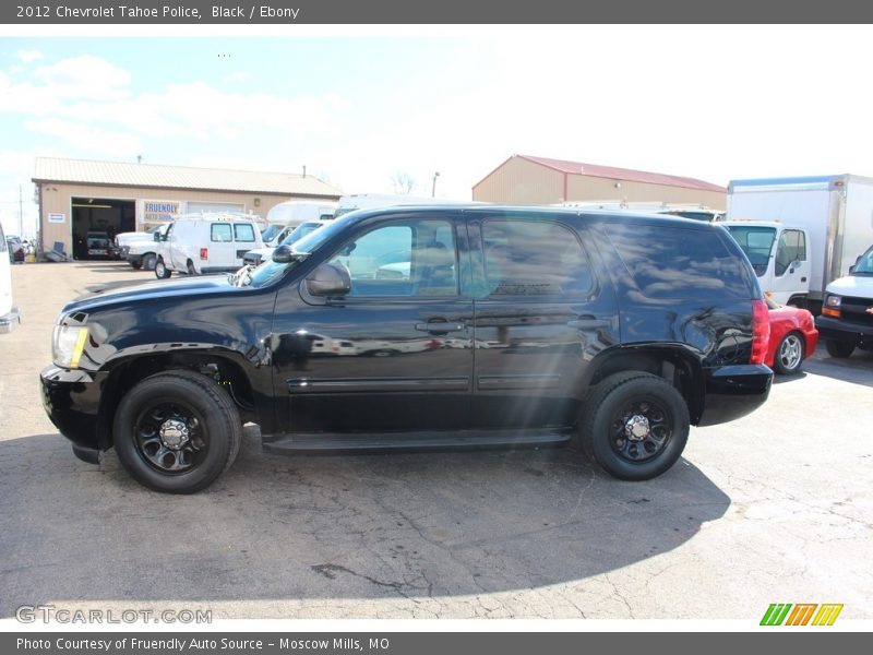 Black / Ebony 2012 Chevrolet Tahoe Police