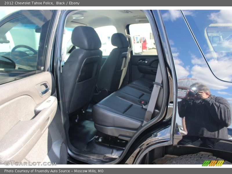 Rear Seat of 2012 Tahoe Police