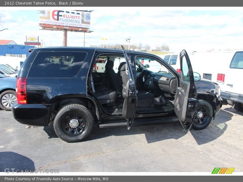 Black / Ebony 2012 Chevrolet Tahoe Police