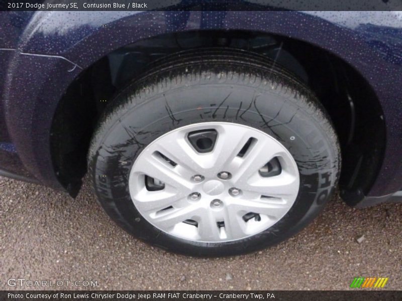 Contusion Blue / Black 2017 Dodge Journey SE