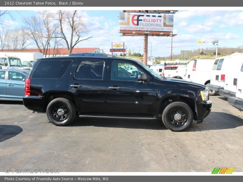 Black / Ebony 2012 Chevrolet Tahoe Police