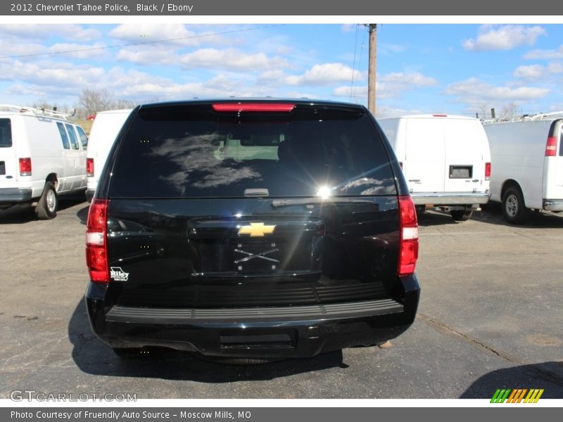 Black / Ebony 2012 Chevrolet Tahoe Police