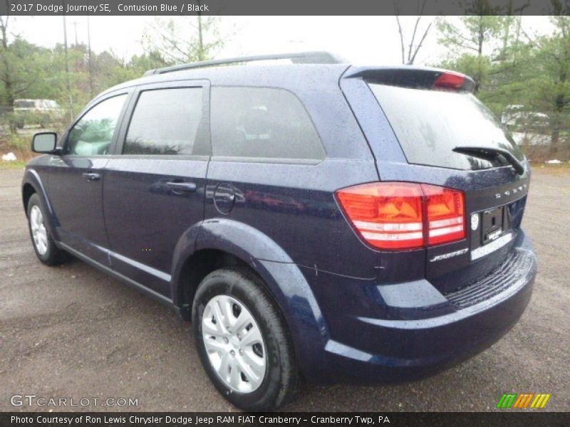 Contusion Blue / Black 2017 Dodge Journey SE