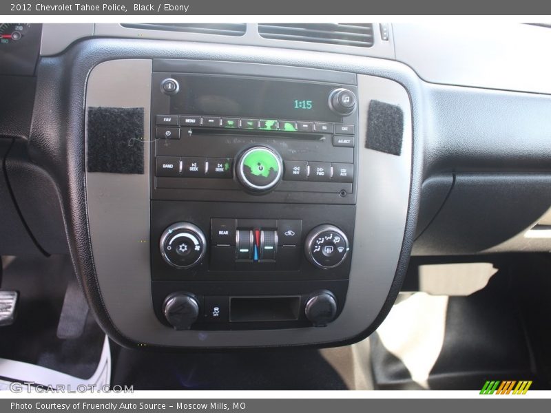 Black / Ebony 2012 Chevrolet Tahoe Police