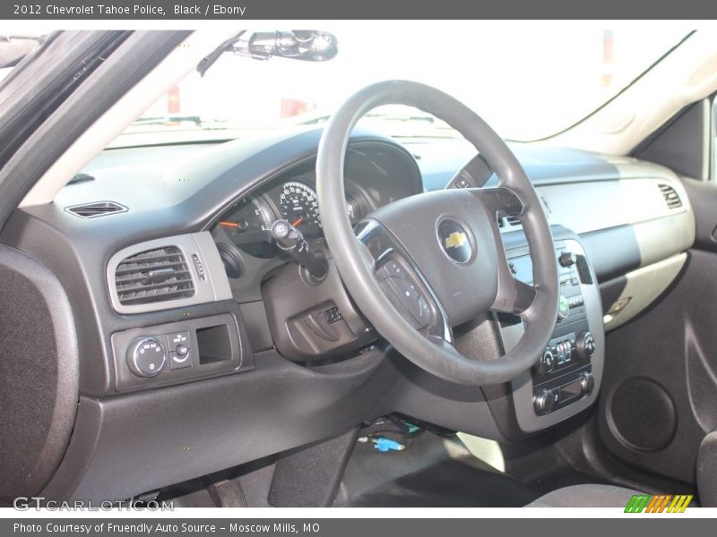 Black / Ebony 2012 Chevrolet Tahoe Police