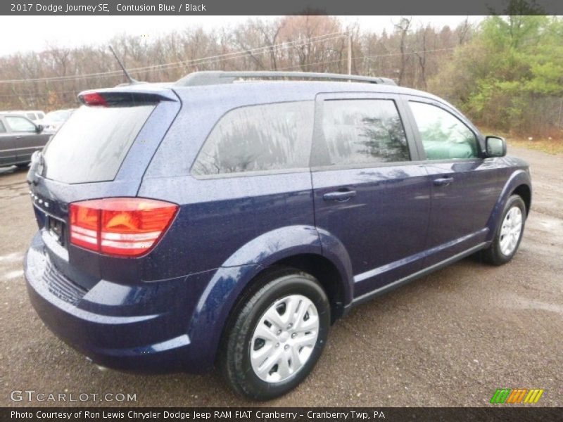 Contusion Blue / Black 2017 Dodge Journey SE