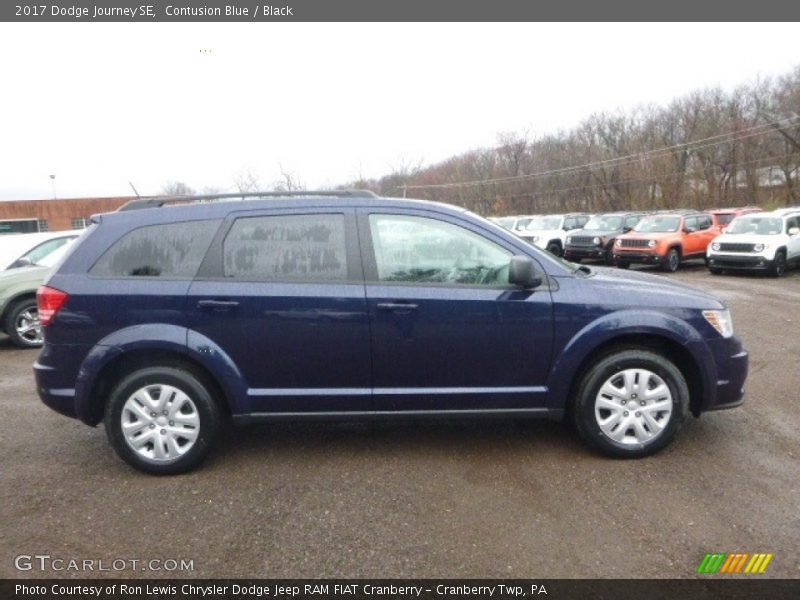 Contusion Blue / Black 2017 Dodge Journey SE
